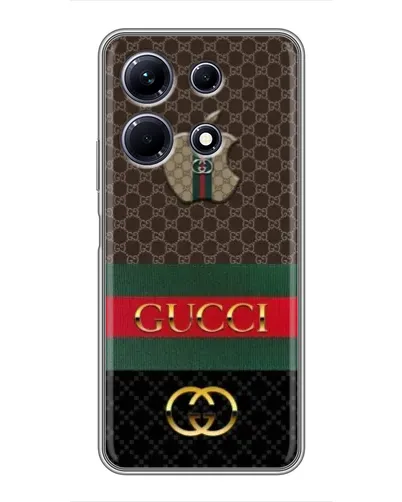 Чехол для Infinix Note 30 с картинкой «Gucci — брендированный десерт»