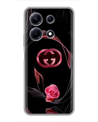 Чехол для Infinix Note 30 с картинкой «Gucci — неоновая роза»