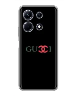 Чехол для Infinix Note 30 с картинкой «Gucci — красный градиент»