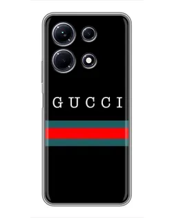 Чехол для Infinix Note 30 с картинкой «Gucci — красный пояс»