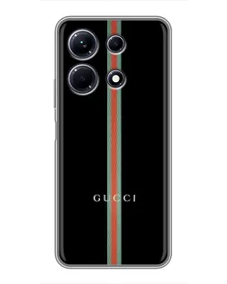 Чехол для Infinix Note 30 с картинкой «Gucci — строгая линия»