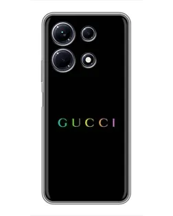 Чехол для Infinix Note 30 с картинкой «Gucci — неоновый минимализм»
