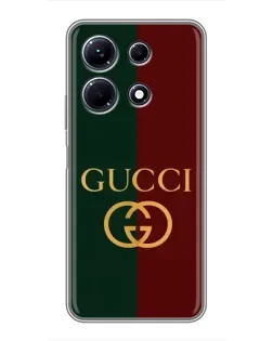Чехол для Infinix Note 30 с картинкой «Gucci — темно-зеленый градиент»