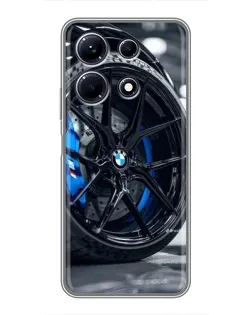Чехол для Infinix Note 30 с картинкой «Колесо BMW вблизи»