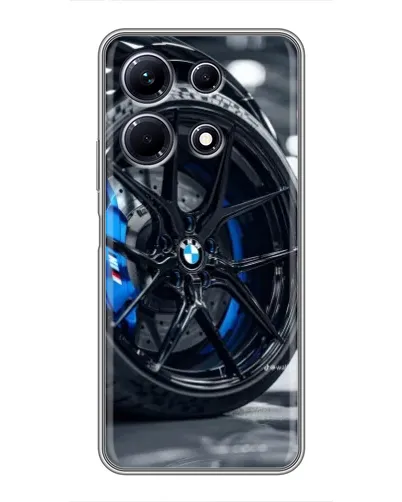 Чехол для Infinix Note 30 с картинкой «Колесо BMW вблизи»