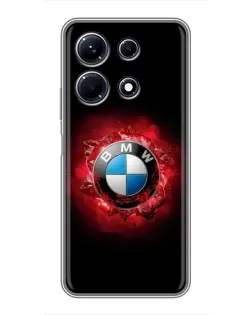 Чехол для Infinix Note 30 с картинкой «Логотип BMW — вспышка»