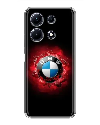 Чехол для Infinix Note 30 с картинкой «Логотип BMW — вспышка»