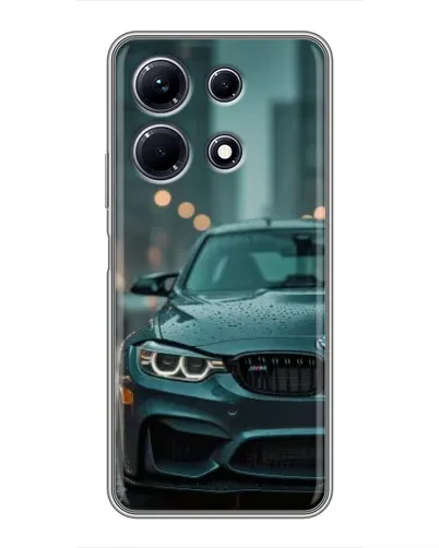Чехол для Infinix Note 30 с картинкой «BMW в огнях города»