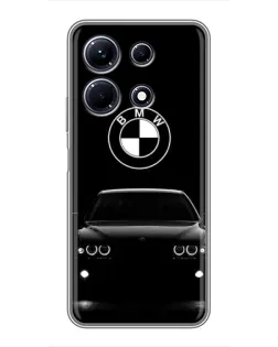Чехол для Infinix Note 30 с картинкой «BMW — взгляд из темноты»