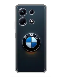 Чехол для Infinix Note 30 с картинкой «Логотип BMW — минимализм»