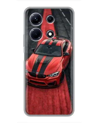 Чехол для Infinix Note 30 с картинкой «BMW на красной дорожке»