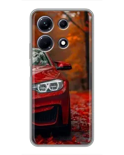 Чехол для Infinix Note 30 с картинкой «Осенняя BMW M4»