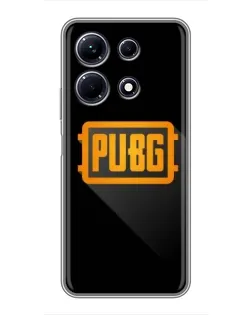 Чехол для Infinix Note 30 с картинкой «PUBG — рамка лого»