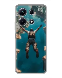 Чехол для Infinix Note 30 с картинкой «PUBG — свободное падение»