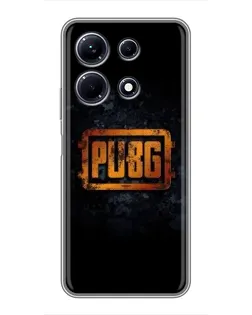 Чехол для Infinix Note 30 с картинкой «PUBG — золотой логотип»