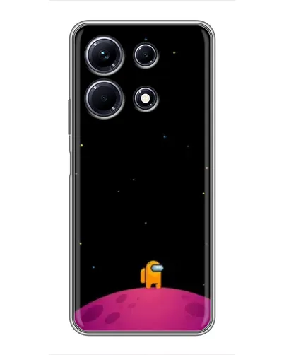 Чехол для Infinix Note 30 с картинкой «Одинокий герой на планете»