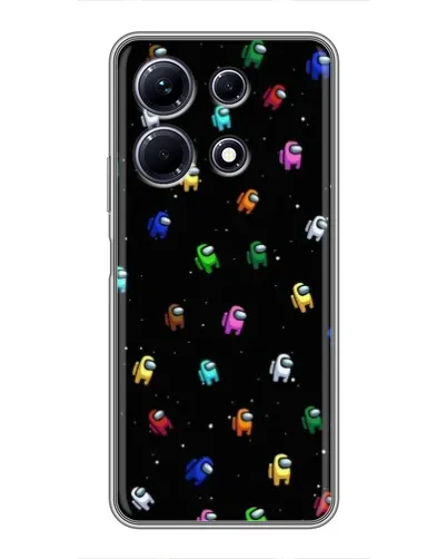 Чехол для Infinix Note 30 с картинкой «Экипаж Among Us»