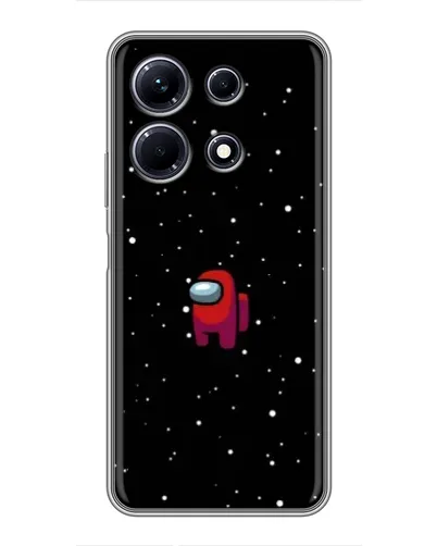 Чехол для Infinix Note 30 с картинкой «Красный Among Us»