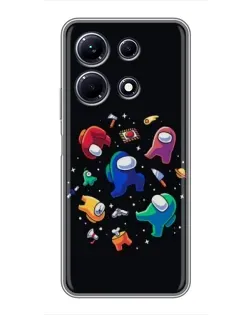 Чехол для Infinix Note 30 с картинкой «Among Us космос»