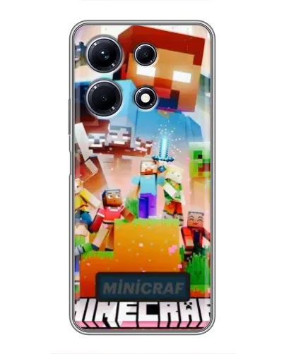 Чехол для Infinix Note 30 с картинкой «Minecraft герои игры» Чехол для Infinix Note 30 с картинкой «Minecraft герои игры»
