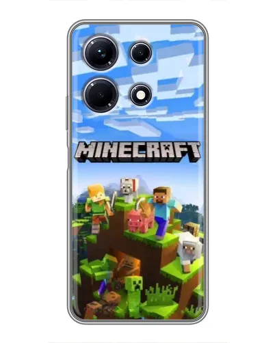 Чехол для Infinix Note 30 с картинкой «Minecraft классический мир» Чехол для Infinix Note 30 с картинкой «Minecraft классический мир»