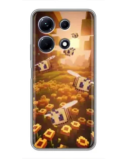 Чехол для Infinix Note 30 с картинкой «Поле подсолнухов»