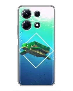 Чохол для Infinix Note 30 з картинкою «Черепаха Minecraft» Чохол для Infinix Note 30 з картинкою «Черепаха Minecraft»