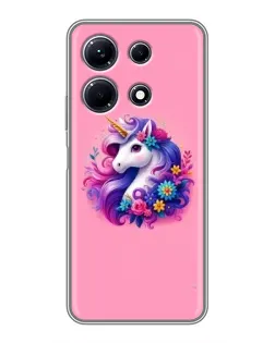 Чехол для Infinix Note 30 с картинкой «Сказочный единорог»