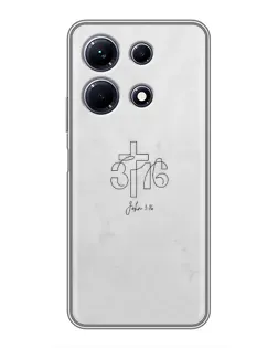 Чохол для Infinix Note 30 з картинкою «Івана 3:16 Хрест» Чохол для Infinix Note 30 з картинкою «Івана 3:16 Хрест»