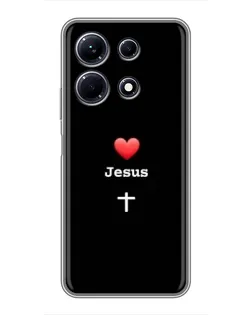 Чохол для Infinix Note 30 з картинкою «Серце - Jesus» Чохол для Infinix Note 30 з картинкою «Серце - Jesus»
