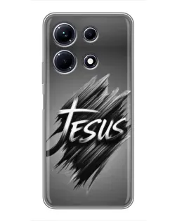 Чохол для Infinix Note 30 з картинкою «Напис Jesus Graffiti»