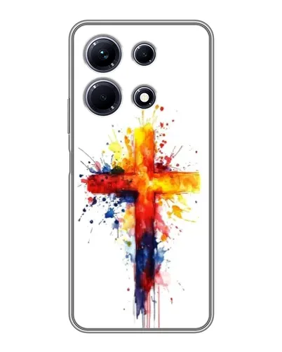 Чохол для Infinix Note 30 з картинкою «Акварельний хрест» Чохол для Infinix Note 30 з картинкою «Акварельний хрест»