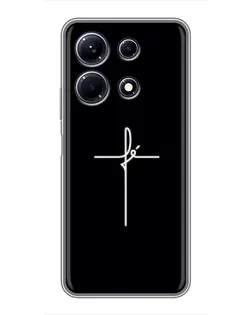 Чехол для Infinix Note 30 с картинкой «Тонкий крест»