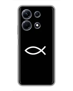 Чехол для Infinix Note 30 с картинкой «Символ рыбы Jesus»