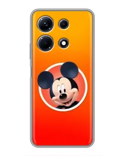 Чехол для Infinix Note 30 с картинкой «Mickey в круге»