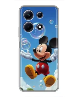 Чехол для Infinix Note 30 с картинкой «Mickey и мыльные пузыри» Чехол для Infinix Note 30 с картинкой «Mickey и мыльные пузыри»