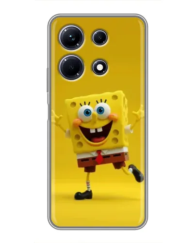 Чехол для Infinix Note 30 с картинкой «Позитивный Губка Боб»
