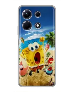 Чехол для Infinix Note 30 с картинкой «Развлечения на пляже»