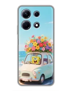 Чехол для Infinix Note 30 с картинкой «Автомобильное путешествие»
