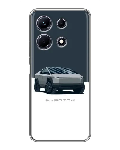 Чехол для Infinix Note 30 с картинкой «Серебристый Cybertruck Tesla» Чехол для Infinix Note 30 с картинкой «Серебристый Cybertruck Tesla»