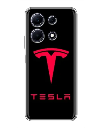 Чехол для Infinix Note 30 с картинкой «Tesla Red Logo» Чехол для Infinix Note 30 с картинкой «Tesla Red Logo»