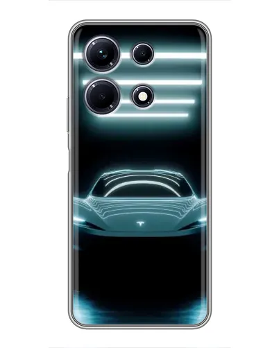 Чехол для Infinix Note 30 с картинкой «Tesla в неоне» Чехол для Infinix Note 30 с картинкой «Tesla в неоне»