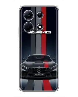 Чехол для Infinix Note 30 с картинкой «Mercedes — белый карбон» Чехол для Infinix Note 30 с картинкой «Mercedes — белый карбон»