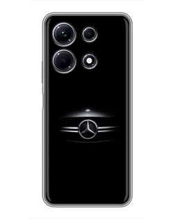 Чехол для Infinix Note 30 с картинкой «Mercedes — абстрактные линии»