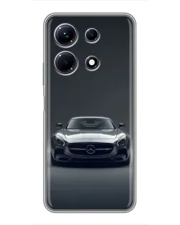 Чехол для Infinix Note 30 с картинкой «Mercedes на черном»