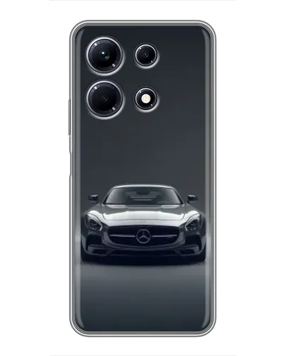 Чехол для Infinix Note 30 с картинкой «Mercedes на черном»