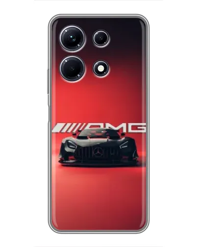 Чехол для Infinix Note 30 с картинкой «Mercedes AMG — красная линия»