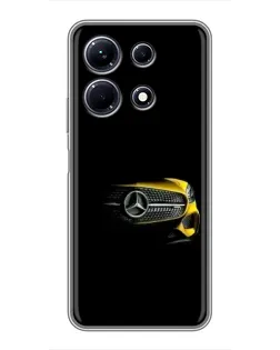 Чехол для Infinix Note 30 с картинкой «Mercedes — ретро стиль»