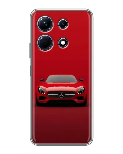 Чехол для Infinix Note 30 с картинкой «Красный Mercedes AMG»