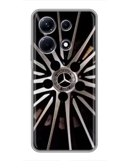 Чехол для Infinix Note 30 с картинкой «Диск Mercedes»